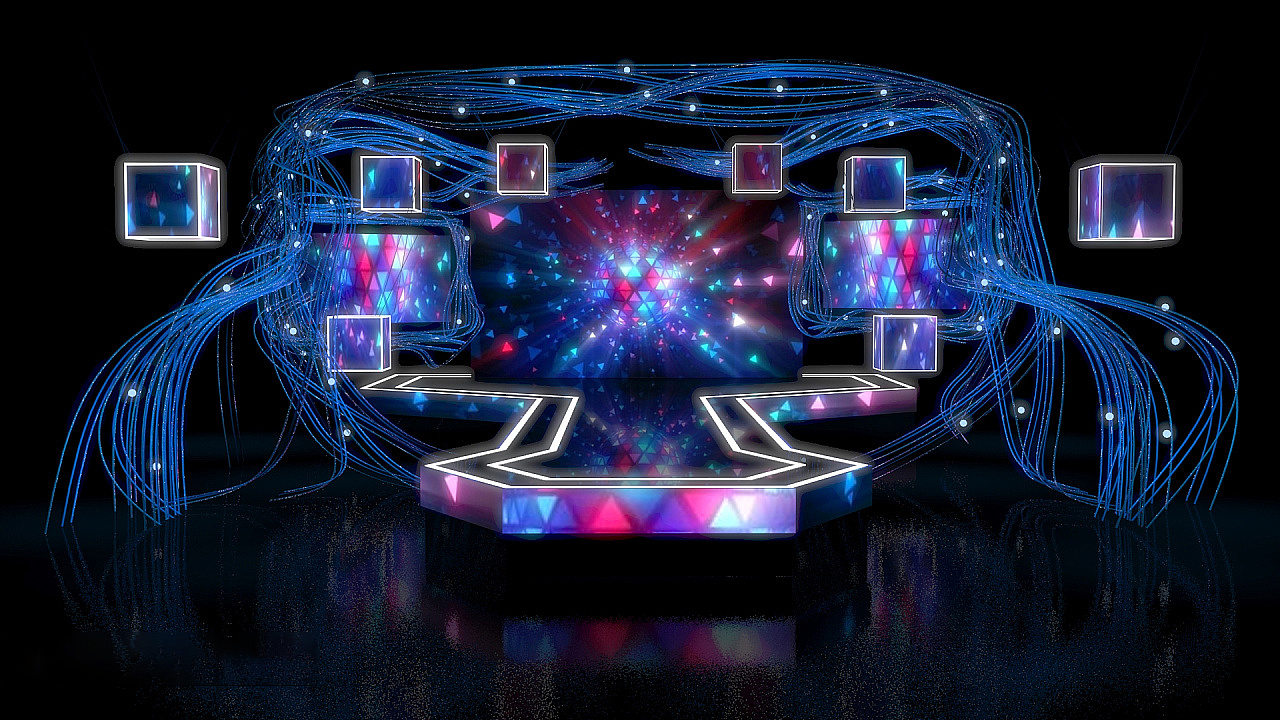 原來好看的舞美設(shè)計也是能成為品牌文化的宣傳亮點(diǎn)吶