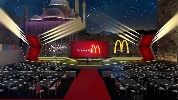 麥當(dāng)勞的25周年慶典演出活動真的是耗巨資打造出來的，身份的象征傳遞得很到位