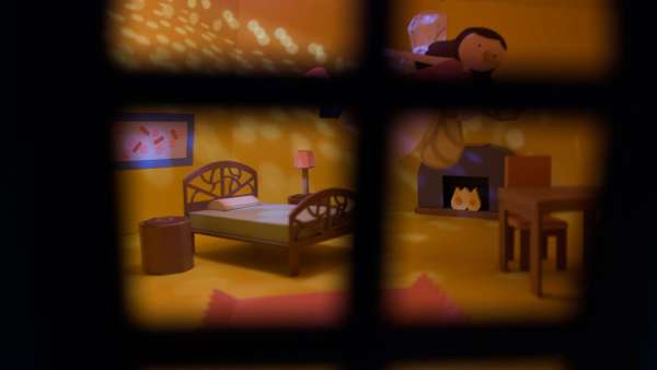 裝飾在Livraria Lello兒童閱覽室的巨型豆莖美陳設(shè)計(jì)