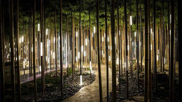 汽車(chē)發(fā)布會(huì)活動(dòng)僅用一片竹子的互動(dòng)裝置就能詮釋一切，太神奇了