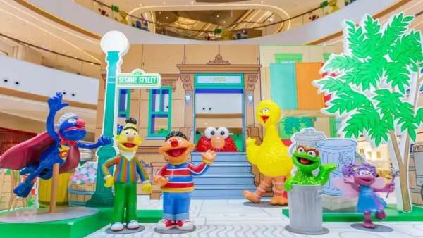 芝麻街快閃店展覽活動空降杭州，一秒穿越到芝麻街123號