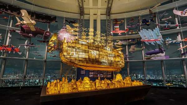 天空飛船空降吉卜力博物館的這個主題展覽活動，甚是吸引