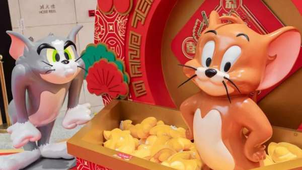 TOM&JERRY“密謀”的新春快閃店活動悄然開始，帶著醒獅前來報道