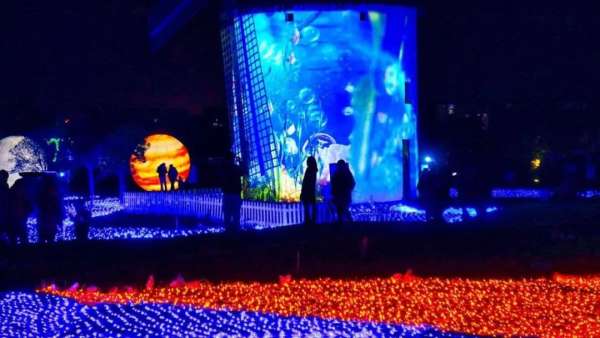 看看這場“耕耘”在大地上的燈光秀活動吧，感受春回大地的喜悅