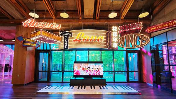 防彈少年團的韓國快閃店活動體驗場景滿足各種花式打卡，還能買買買