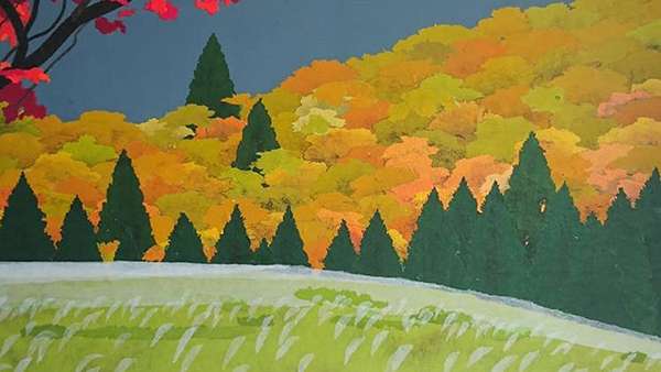 97歲藝術(shù)家這次的繪畫展覽活動真的是把刺激顏色運(yùn)用得太美輪美奐了