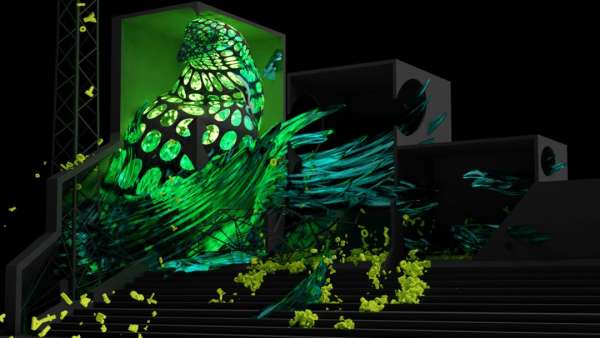 未來百年涂鴉主題藝術展覽活動巧妙地融合了尖端技術、定制音樂和街頭藝術