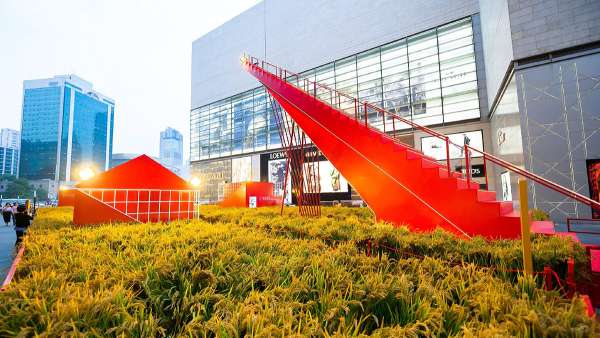 這是近期最喜歡的展覽活動美陳了，金色稻浪詮釋了豐收了！