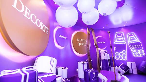 DECORTé10周年互動(dòng)會(huì)展活動(dòng)用一抹紫色演繹了LIPOSOME探索之旅