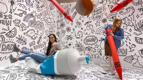 網(wǎng)紅藝術(shù)主題展覽活動(dòng)滿滿的都是回憶，來(lái)這里找尋童年回憶吧