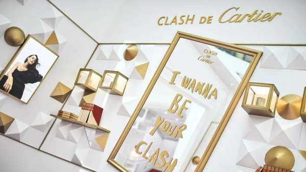 卡地亞快閃體驗(yàn)空間高級炫酷，雙面碰撞盡享極致視覺