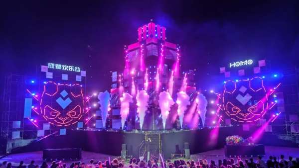 成都歡樂谷HOMO電音節(jié)活動策劃的蒸汽朋克風格主題派對太燥了