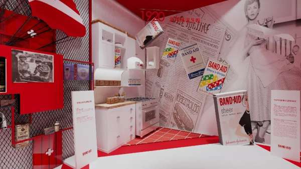 100歲的邦迪竟然辦了一個潮玩館快閃店活動，策劃的那抹紅超吸睛