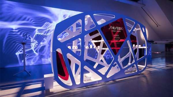 資生堂春季新聞發(fā)布會(huì)活動(dòng)策劃的沉浸式無(wú)水式SPA體驗(yàn)亭很吸睛