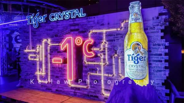 虎牌晶純啤酒這次的零下冷藏室發(fā)布會活動策劃夠終極清涼的