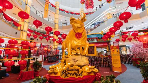 2021Sunway Pyramid春節(jié)展覽活動策劃的金牛要你牛氣沖天