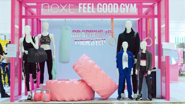 Next新品快閃店活動策劃竟設(shè)計成受歡迎的運(yùn)動健身空間，好玩
