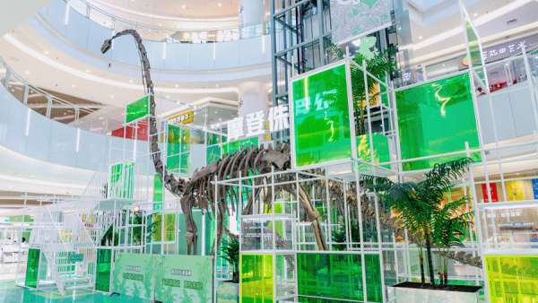 摩登侏羅紀展覽活動策劃「原地復活」，20米超大恐龍化石稱霸全場