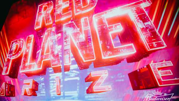 百威紅色星球星球電音節(jié)活動策劃滿是賽博朋克元素