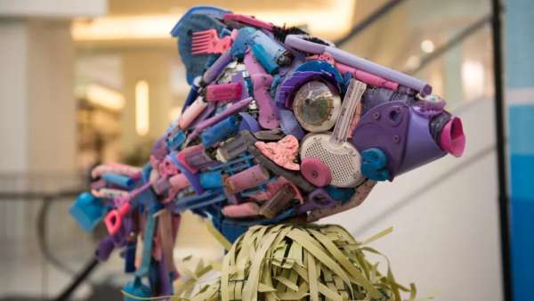 海洋垃圾藝術(shù)展覽活動(dòng)策劃的每一件作品都讓人驚嘆不已！