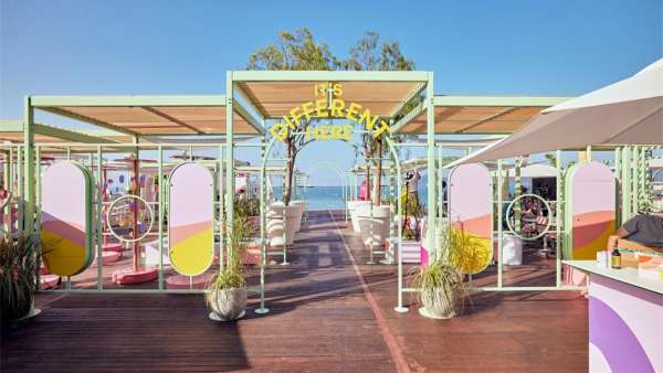 繽趣2022年戛納國際創(chuàng)意節(jié)上的沉浸式體驗活動策劃充滿了各色活力