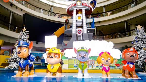 汪汪隊(duì)立大功超能大探險(xiǎn)快閃活動(dòng)策劃的6m巨型阿奇太吸睛了