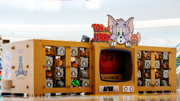 TOM&JERRY快閃店活動策劃打造了一處童趣之處
